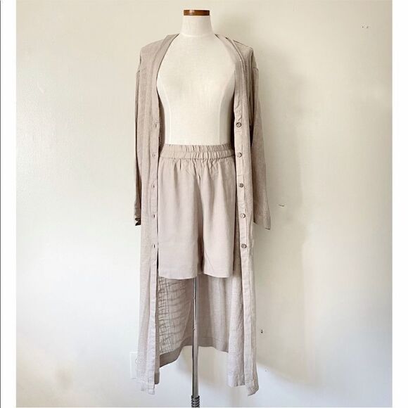 Free People Cardigan Maxi Top with Shorts Set Size SP - Picture 5 of 7